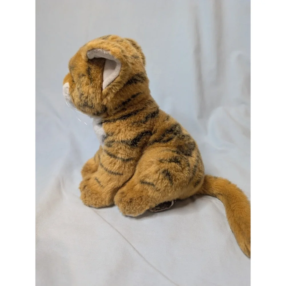 Hansa Tiger Plush‎ Small Life Like Plush 7.5 Inches Stuffed Animal